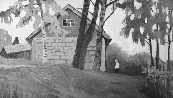 Мастер-класс по живописи «Деревенский пейзаж»