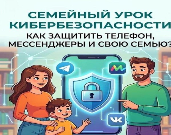 Семейный урок по кибербезопасности «Как защитить свой телефон и мессенджеры»