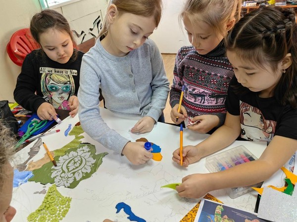 Мастер-класс по вышивке в технике изонить «Весенние фантазии»