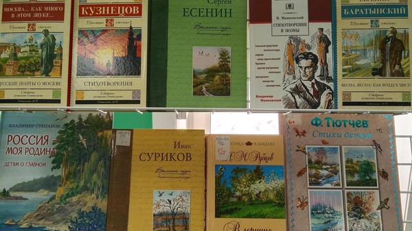 Выставка– просмотр книг «В стихах – вся мудрость поколений» – Всемирный день поэзии