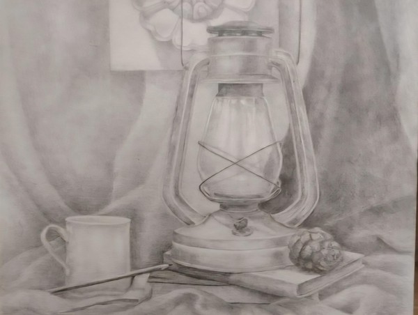 Выставка « Академический натюрморт с гипсовыми фигурами»