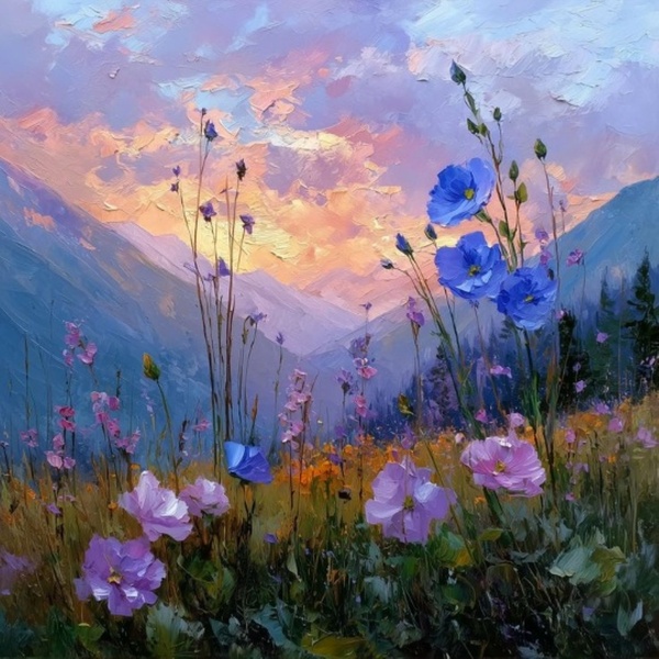 24.03 в 18.30 Мастер-класс "Летний пейзаж", масло.