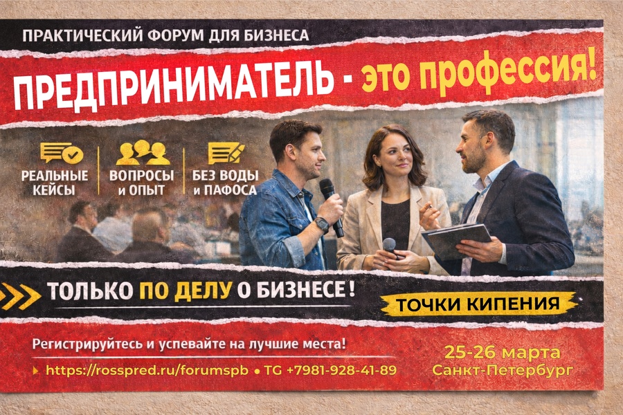 25-26 марта 2026 года  деловой форум  «Предприниматель как профессия»