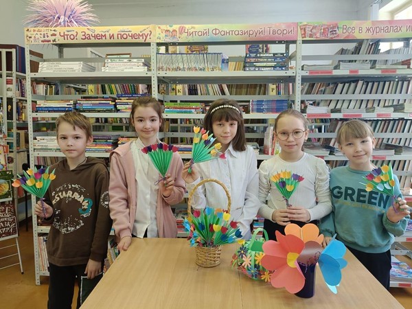 Мастер класс «Весенние цветы»