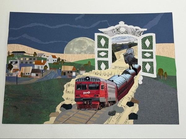 Выставка «Вслух глазами».Поэзия и коллаж: диалог текстов и образов