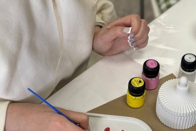 Роспись декора из гипса