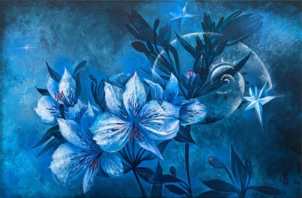 СИНИЙ ЧАС. Персональная выставка живописи Софии Грековой-Прохоренко