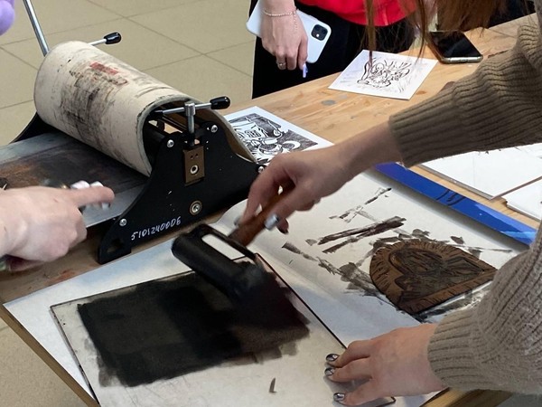 Музейное занятие «Оттиск мотивов родного края»