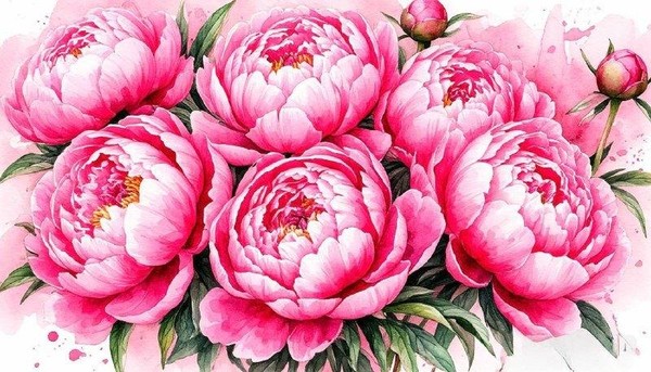 Мастер-класс «Розовые пионы»