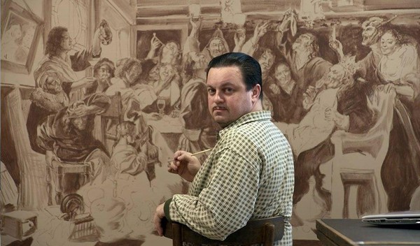 Открытие выставки художника Михаила Денисова