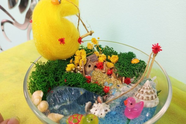 Арт-встреча: создание арт-композиции композиции из мха (моссариума)