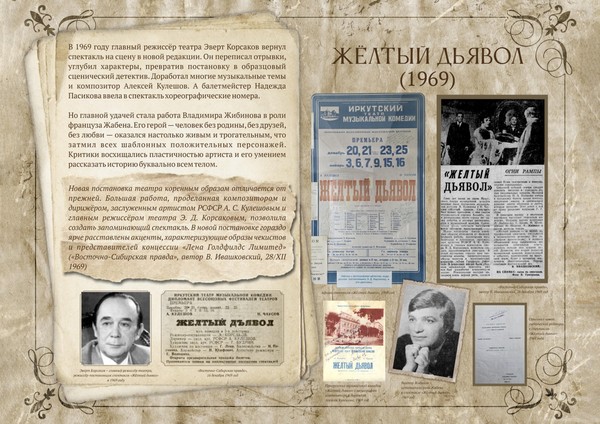 Лекция по выставке «Иркутский музыкальный театр зеркало истории»