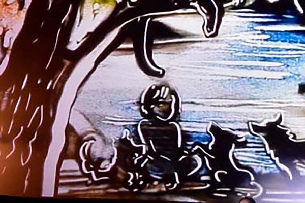 Сказка с органом и песочной анимацией. Маугли