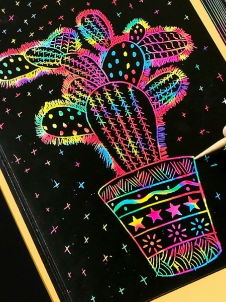 28.03 в 14.00 Мастер-класс для детей в технике граттаж.