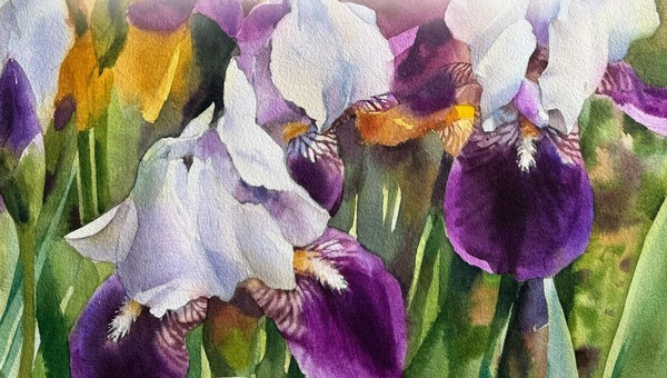 Выставка акварельной живописи «Цветы – поэзия жизни»