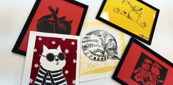 Печатная графика. Линогравюра