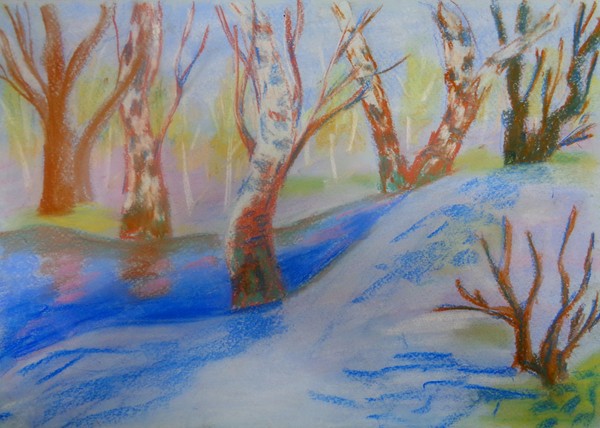 Выставка творческих работ учащихся отделения Живописи и ДПТ ДШИ №14 «Мартовская капель»