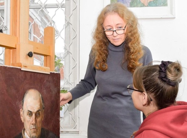 Мастер‑класс по работе с холстом