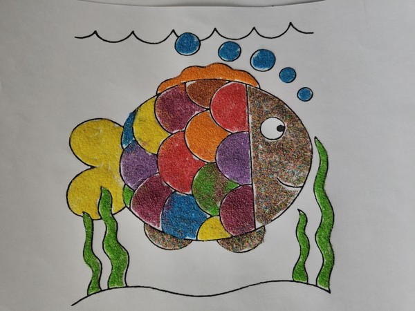 Мастер-класс «Рисование цветным песком»