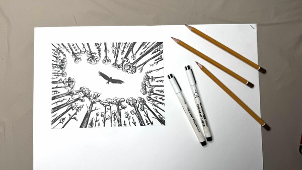 Мастер-класс «Пейзаж в графике»