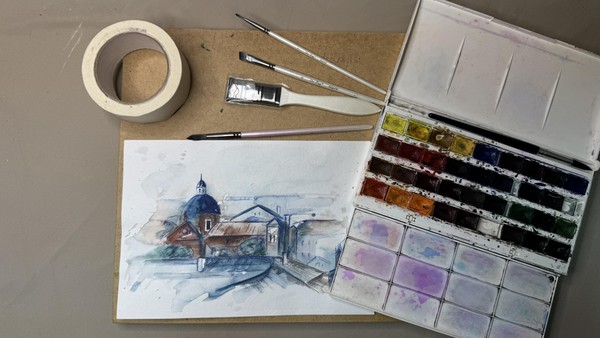 Мастер-класс «Городской пейзаж»