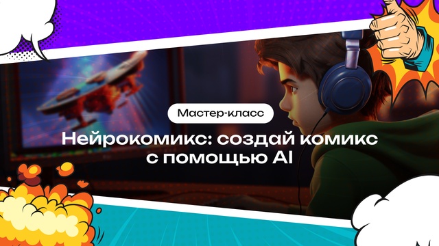 Мастер-класс «Нейрокомикс: создай комикс с помощью ИИ»