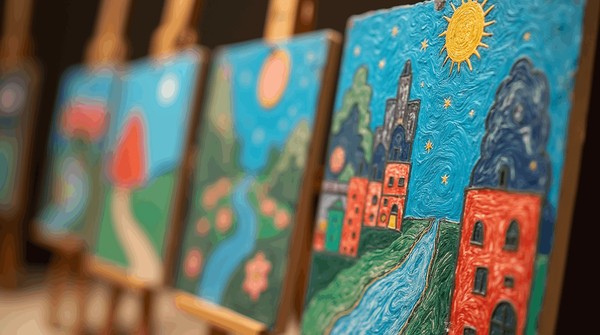 Выставка детских рисунков «Наш любимый край»