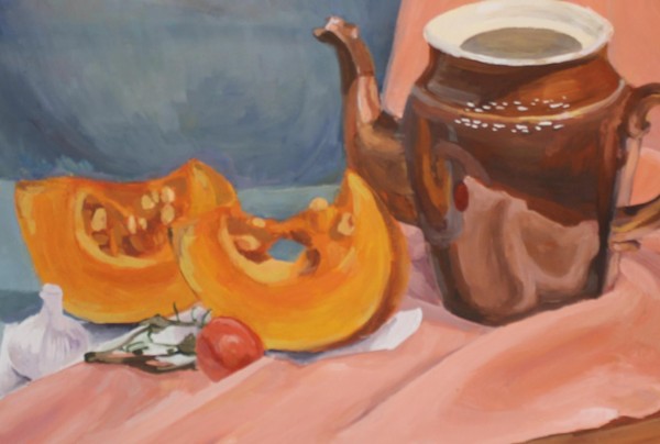 Мастер-класс по рисованию натюрморта гуашью