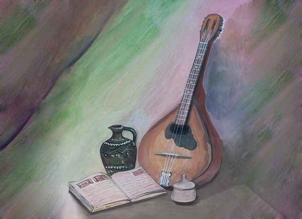 Мастер-класс «Натюрморт с мандолиной»
