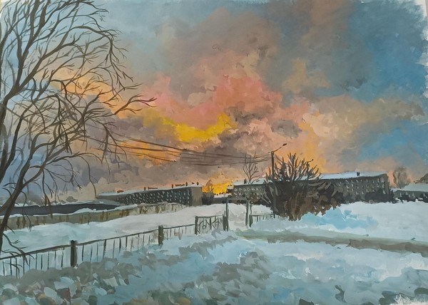 Открытие выставки по итогам конкурса «Зимний этюд – 2026»