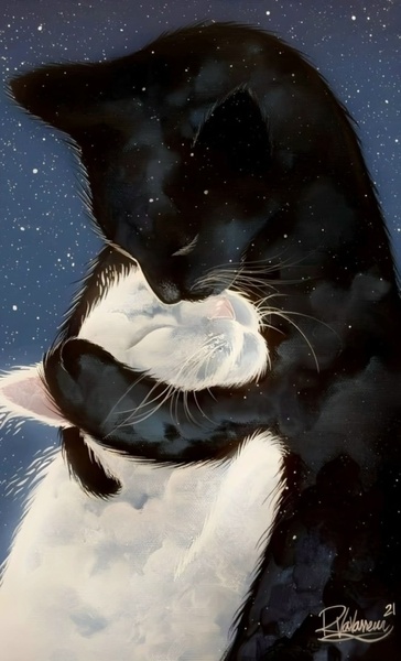 4.03 в 18.30 Мастер-класс "Космокотики", акрил.