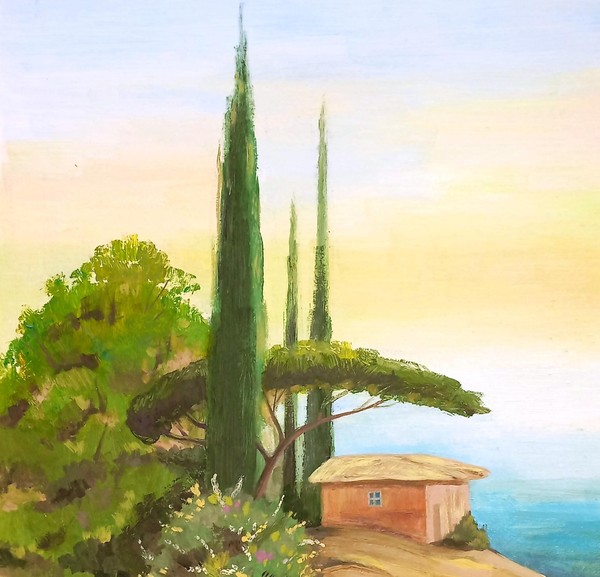 Мастер-класс «Крымский пейзаж»