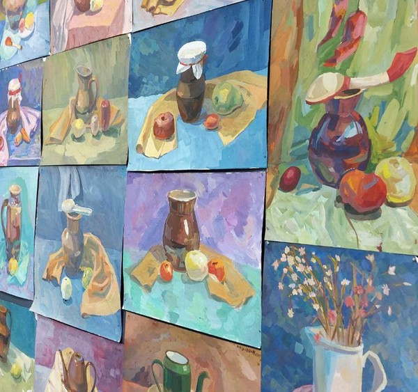 Выставка «Натюрморт со складками на первом плане»