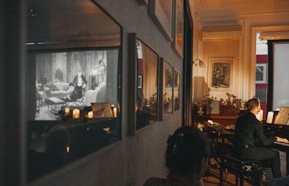 Немое кино в озвучке Lev Piano. Чарли Чаплин «Огни Большого города»