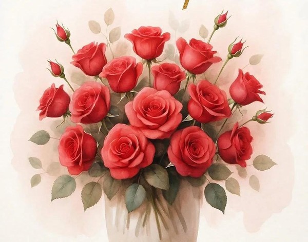 Мастер класс «Рисуем открытку к 8 марта»