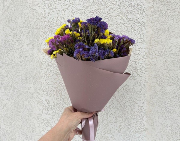 Мастер-класс «Создание букета из статицы»