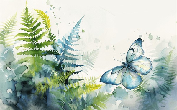 Мастер-класс «Бабочка и цветы»