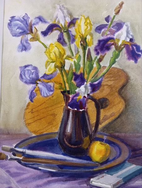 Выставка Аллы Яшиной "Живые цветы земли"