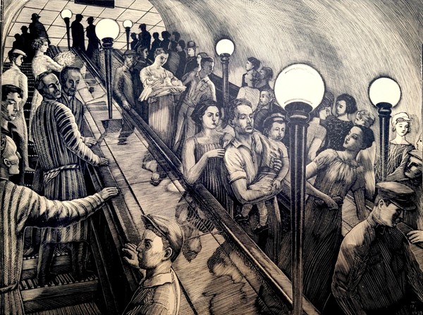 Выставка работы Владимира Фаворского «Эскалатор»