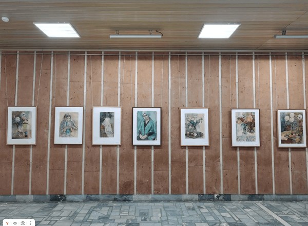 Открытие весенней выставки в Доме профсоюзов