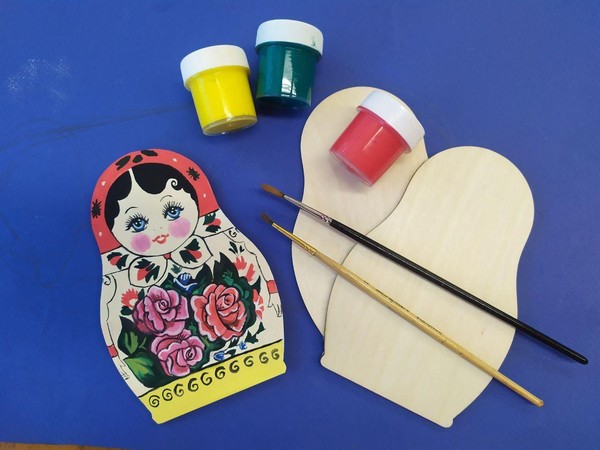 Мастер-класс по росписи семеновской матрешки