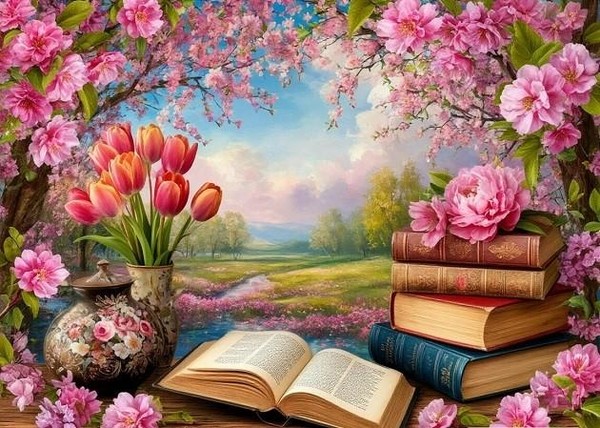 Выставка-настроение «Про весну, любовь и красоту»