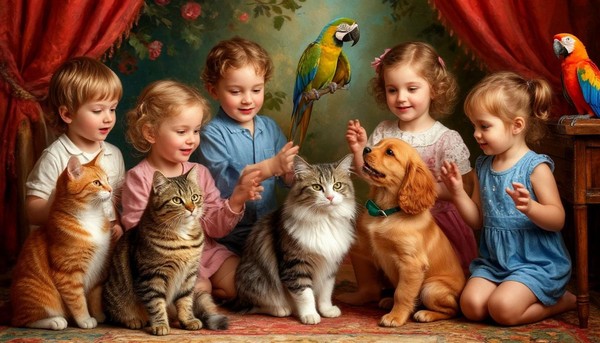 Экологический час «Домашние животные и их детеныши»