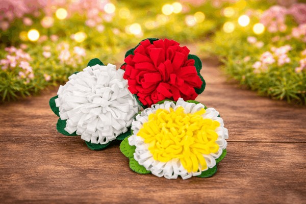 Мастер-класс по созданию броши из фетра «Подарок для мамы»