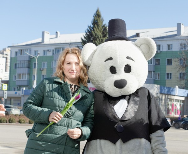 Акция, посвященная международному женскому дню