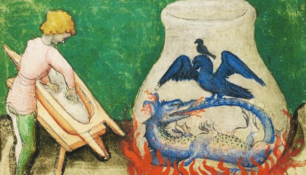 Кабинет алхимика: четыре стихии и формула философского камня по выставке «Человек-жизнь-вселенная. Контраст сопоставлений»