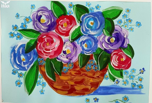 Выставка работ учащихся, посвященная 8 Марта