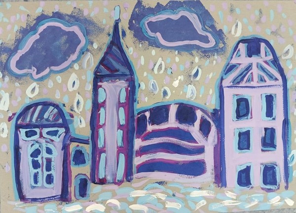 виртуальной выставке «Город под дождем»