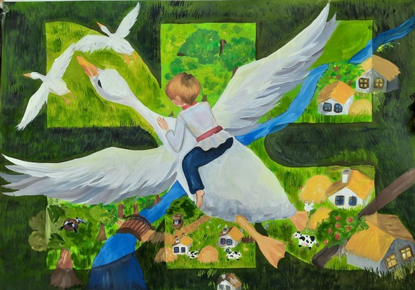 «Сказочный мир» это выставка работ учащихся 3 класса