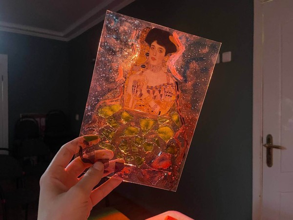 Витраж + Густав Климт